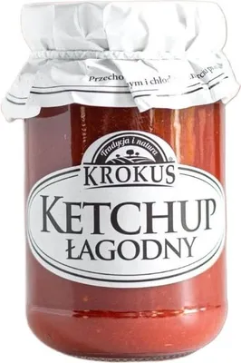 KETCHUP BEZGLUTENOWY 180 g - KROKUS