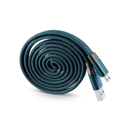 Obrázok produktu pre Cellularline USBDATAROLTYCB, 1 m, USB A, USB C, USB 2.0, 0,48 Gbit/s, Modrá