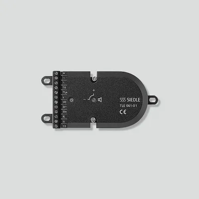 Image de Siedle TLE 061-01. type de produit : Speaker module, couleur du produit : noir, compatibilité de marque : Siedle. Largeur : 124 mm, Profondeur : 31 mm, Hauteur : 60 mm (200049180-00)