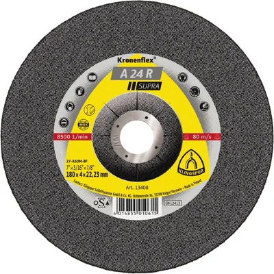 Produktbild von A 24 R Schruppscheiben, 115 x 4 x 22,23 mm gekröpft, 13746