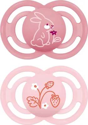 Produktbild von MAM Perfect Schnuller 16+ Monate, 2er Set, rosa