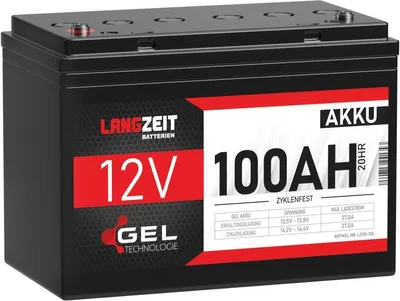 Produktbild von Langzeit Gel Akku 100Ah 12V