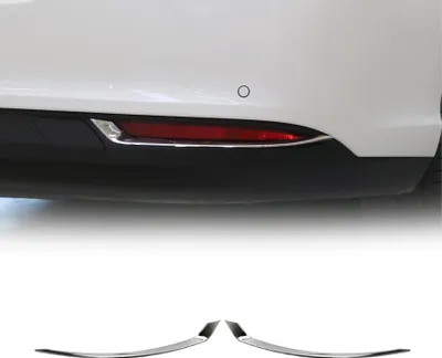 Image de Garniture Réflecteurs Arrière pour Fiat Tipo 2016-2025 Berline acier inox 2 Pcs