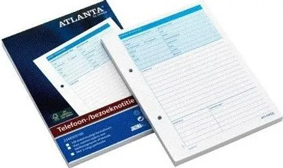 Obrázok produktu pre Quantore – Poznámkový blok na telefónne čísla/návštevy Djois A5 100 listov | 5 kusov