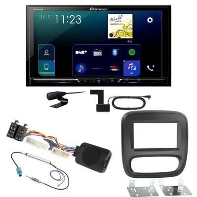 Produktbild von Pioneer SPH-DA230DAB Android Auto CarPlay Bluetooth Einbauset für Opel Vivaro B