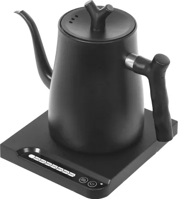 Obrázok produktu pre Elektrická rýchlovarná kanvica – Rýchlovarné kanvice a ohrievače vody – 1 l – 1000 W – Nastaviteľná teplota – Nerezová oceľ 304 – Čierna