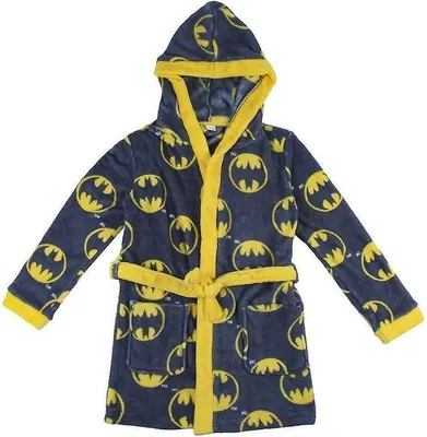 Produktbild von Batman Kinder Morgenmantel Bademantel Gr. 128 - 164 146 (10 Jahre)