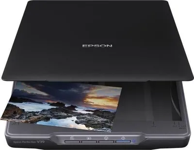 Obrázok produktu pre Plochý skener Epson Perfection V39II, A4, 4800 dpi, USB 2.0, čierny