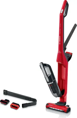 Produktbild von Bosch Serie 4 BBH3ZOO28 stick vacuum/electric broom Battery Dry Bagless 0.4 L Red 2.15 Ah