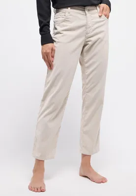 Produktbild von ANGELS Darleen klassische Cordhose Straight Fit, pflegeleicht, mit verkürzten Beinen