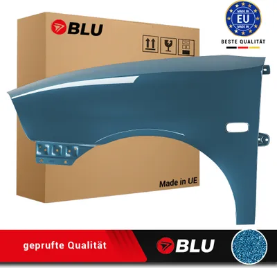 Produktbild von BLU Kotflügel Passend für Seat Ibiza Cordoba (6L - III 3. Generation) LS5Y Links Blau BlauMar | 2002-2008 | Vorderseite Vorne | Lackiert | Einbaufertig