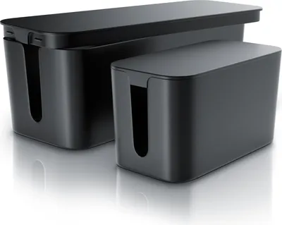 Produktbild von BEARWARE Kabelbox Kabelbox mit Gummifüßen - Kabelmanagement / dezente Optik / Ladebox