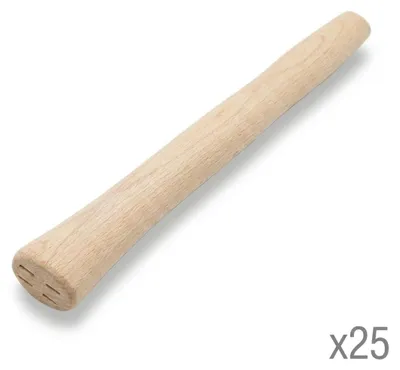 Produktbild von Set mit 25 HOLZSTIELEN für einen Hammer (26 cm) mit UNIVERSALGRIFF