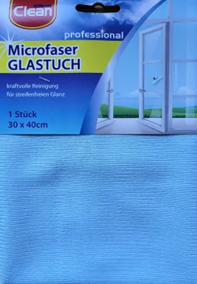 Obrázok produktu pre Clean 63073 Pomocník do domácnosti utierka z mikrovlákna na sklo