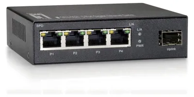 Zdjęcie produktu dla LevelOne GEU-0521, Nie zarządzany, Gigabit Ethernet (10/100/1000), Pełny dupleks, Montaż naścienny / rzutowanie na sufit