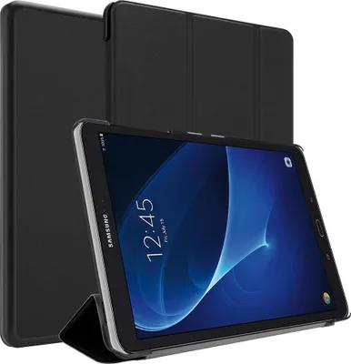 Immagine prodotto di Cadorabo custodia protettiva per Samsung Galaxy Tab A 2016 (10,1 pollici) custodia per tablet in nero Custodia Cover Bag Auto Wake
