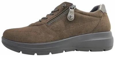 Image de Chaussures de sport pour femmes, lacets, style sportif, marron, pour le quotidien