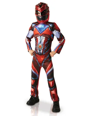 Produktbild von Power Rangers Kinderkostüm rot