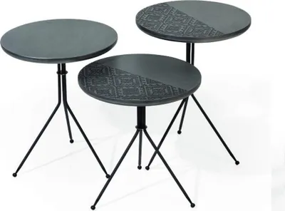 Obrázek produktu pro Sada 3x boční stolek designové stolky do obývacího pokoje konferenční stolek stolek