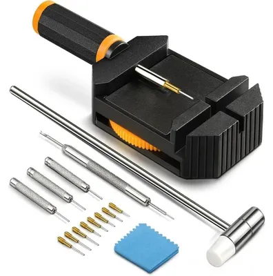 Produktbild von Uhrenbandentferner-Set, Stiftentferner, vielseitiger Uhrenanpasser, 15PACK