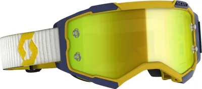 Zdjęcie produktu dla Gogle motocrossowe Scott Fury Chrome, żółty/niebieski, jeden rozmiar
