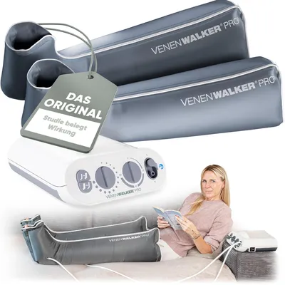 Produktbild von VENENWALKER PRO2 Lymphdrainage Gerät, Beinmassagegerät, Kurz Plus, Größe M