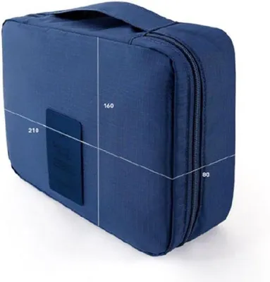 Produktbild von Reise-Kulturbeutel/Organizer – Kompakt für Reisen – 21 x 8 x 16 cm – Nylon