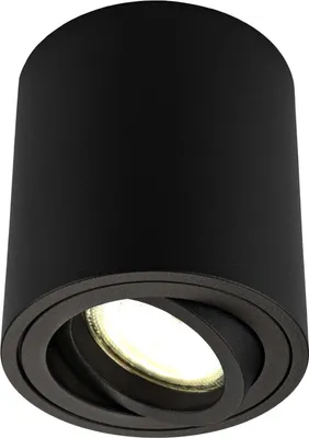 Produktbild von Ledvion - LED Aufbauspots Rund, Dimmbare, 5W, 4000K, Schwarz, Deckenleuchte