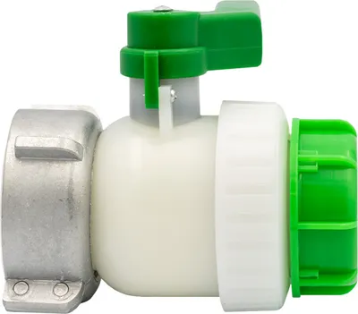 Produktbild von IBC Kugelhahn S60x6 auf DN50 offene Hahnkappe