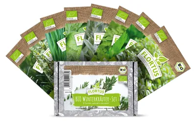 Produktbild von Winterkräuter Set (8 Sorten) | Kräutersamen Sets von FLORTUS