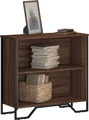 Obrázok produktu pre Maison Exclusive - Knižnica hnedá dubový vzhľad 80x31x74,5 cm drevený materiál