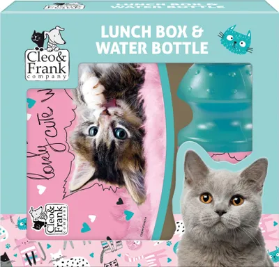 Zdjęcie produktu dla Zestaw śniadaniówka + bidon Cleo i Frank Derform