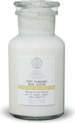 Produktbild von Natura Siberica Steklo Soft Flaxseed Body Lotion, 240ml