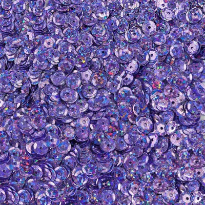 Produktbild von Oblique Unique 1400 Pailletten Konfetti gewölbt - lila Glitzereffekt