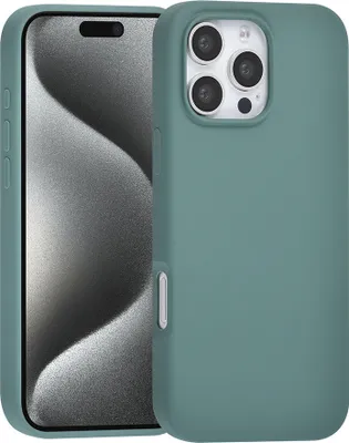 Produktbild von TUNIQ iPhone 16 Pro Max Back cover case - Premium Liquid silicone - Green