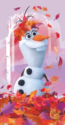 Produktbild von Frozen die Eiskönigin Badetuch Olaf Summer 75x150 cm