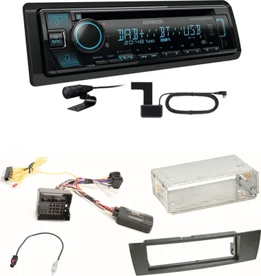 Produktbild von Kenwood KDC-BT560DAB Bluetooth Digitalradio Einbauset für BMW E90 E91 E92 E93