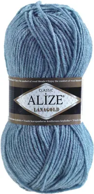 Produktbild von ALIZE Lanagold 100g 49% Wolle Strickgarn Winterwolle Schurwolle Farbwahl