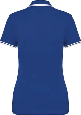 Produktbild von Kariban Polohemd für Damen mit kurzen Ärmeln und Streifen