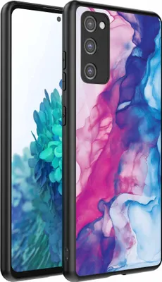 Produktbild von Geeignet für Samsung Galaxy S20 FE Telefon Fall mit rosa blau Marmor Print - TPU Backcover Fall Rose blau Marmor Design - Smartphonica