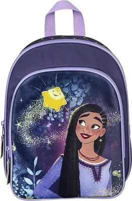 Produktbild von Kindergartenrucksack Disney Wish Mädchen - Rucksack 2 Fächer lila
