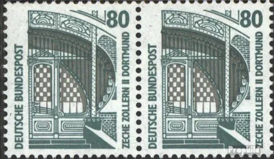 Produktbild von Briefmarken BRD (BR.Deutschland) 1987 Mi 1342A waagerechtes Paar postfrisch Sehenswürdigkeiten