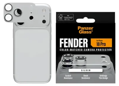 Productafbeelding van PanzerGlass FENDER Camera protector voor iPhone 18 Pro - Ultra-Clear case friendly