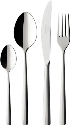 Image de Ménagère Piemont 24p Inox Acier Inoxydable 18/10, Design élégant - Villeroy Et Boch