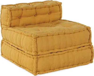 Image de Canapé modulaire jaune 70x70x54 tissu