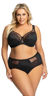 Image de Gorsenia K441 Luisse noir Soutien-gorge souple 65G