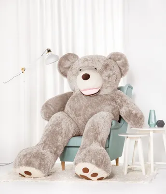 Produktbild von Teddybär Plüschbär GIANT XXL 190 cm Grau Kuscheltier Plüshtier Bär Stofftier PAFEN