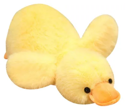 Zdjęcie produktu dla Miękaka zabawka, kaczka, pluszowa gęś, żółta, 50 cm