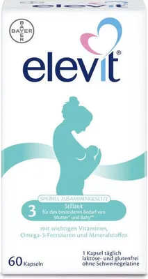 Produktbild von elevit 3 Stillzeit Kapseln, 60 St. Kapseln