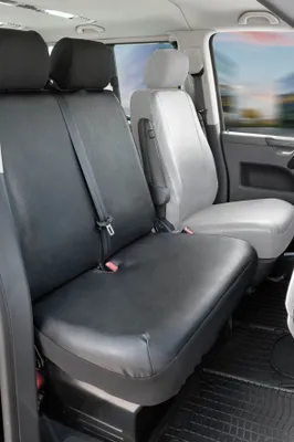 Produktbild von Walser Sitzbezüge für VW T5 Doppelbank vorne aus Kunstleder umlegbar ab BJ 09/2009 - heute, 11454